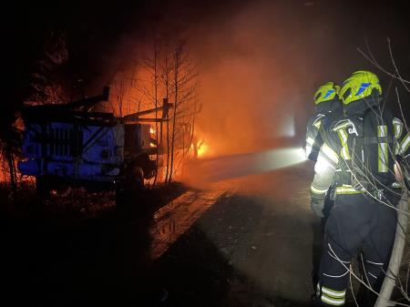 Požar tovornega vozila na Taborski cesti, 9.2.2024